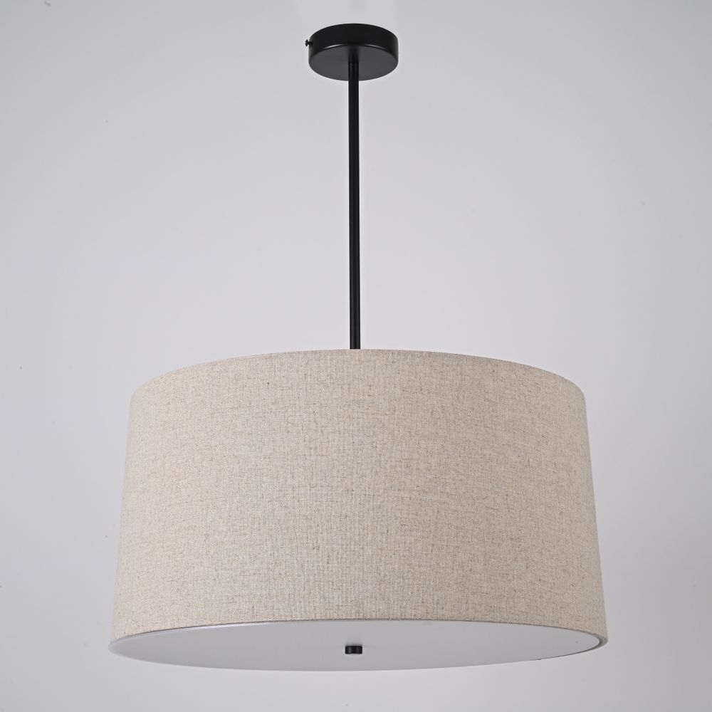 Подвесной светильник RH ROUND Linen Shade Pendant