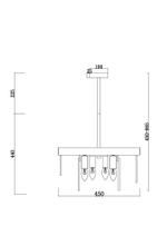 Потолочная люстра Freya Porto FR5104PL-06BS3