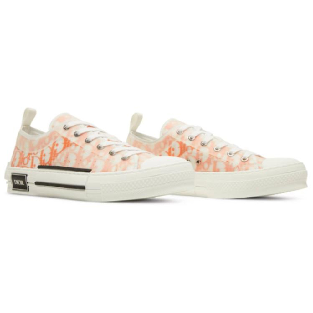 DIOR B23 Low Orange Oblique Canvas