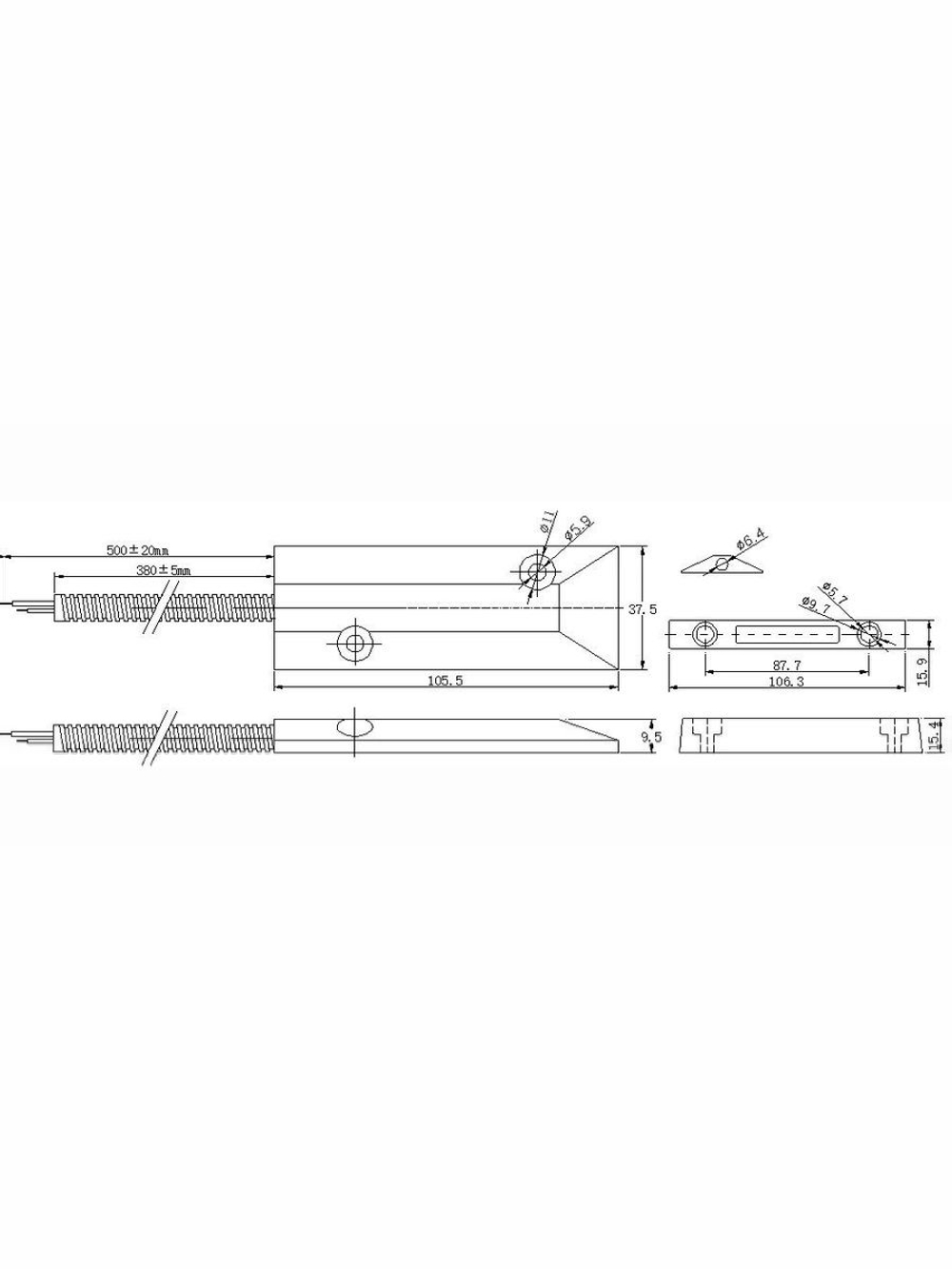ST-DM140NC-SL Извещатель магнитоконтактный