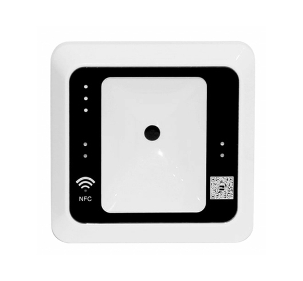 ZKTeco QR500-W, встраиваемый считыватель QR-кодов и RFID карт Mifare (белый)
