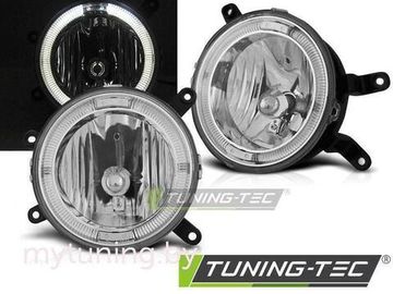 Альтернативные противотуманные фары Angel Eyes для Ford Mustang V (04-09) хромированные
