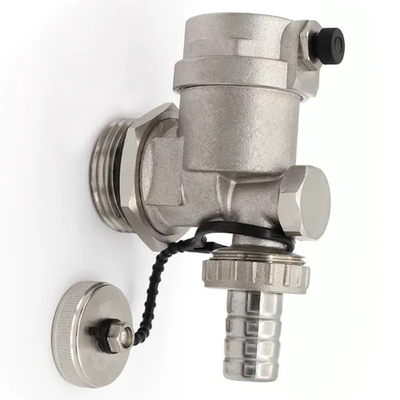 Концевой элемент для коллектора (возд.+слив. кран) ViEiR  (40/1шт)