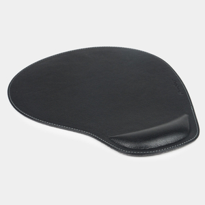 Коврик для мышки Elephant из натуральной кожи теленка, черного цвета