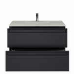 Тумба с раковиной Allen Brau Eclipse 2.0 80 см 1.E1002.AM 2.0 антрацит матовый