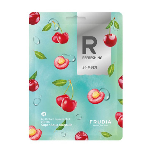 Разглаживающая тканевая маска для лица с Вишней Frudia My Orchard Squeeze Mask Cherry 5шт