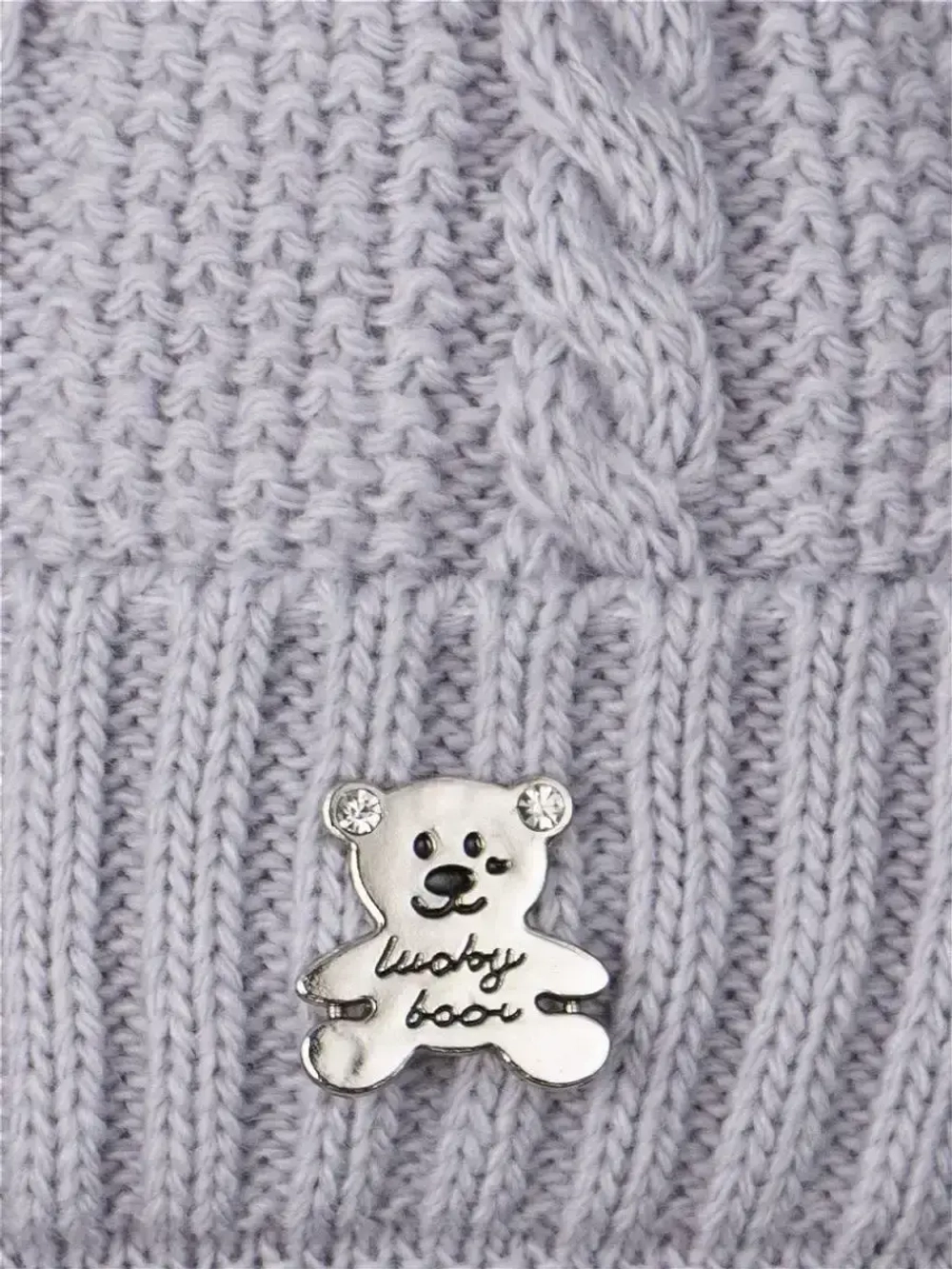 Шапка вязаная демисезонная для детей