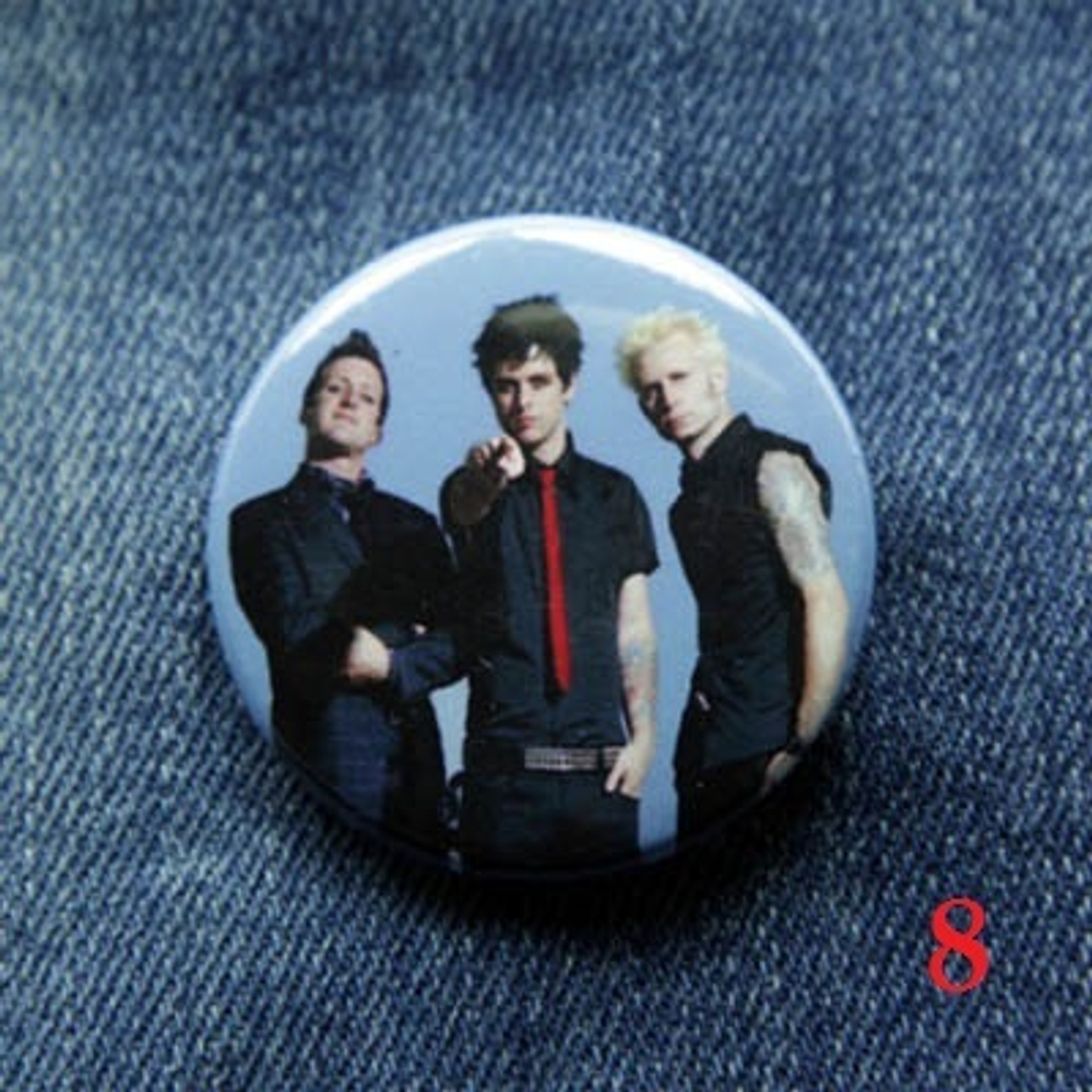 Значок Green Day 36 мм ( в ассортименте )