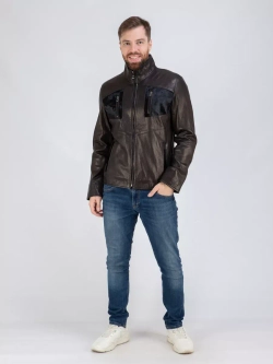 Куртка кожаная демисезонная Турция