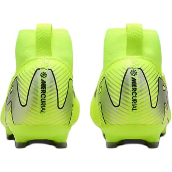 Академия NIKE Mercurial Superfly 10 Детские кроссовки СРЕДНЕГО размера от Ново-желтого Юнисекса