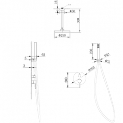 Душевая система Abber Emotion AF8821 Хром
