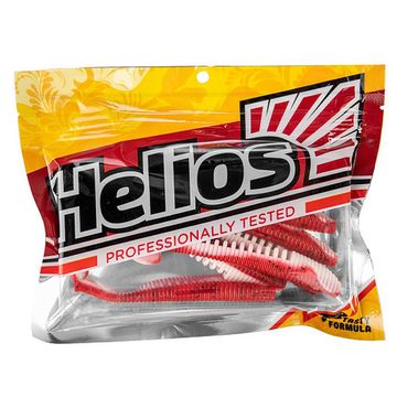 Виброхвост Varuna 4,33'/11см Red & White 7шт. (HS-35-003) Helios