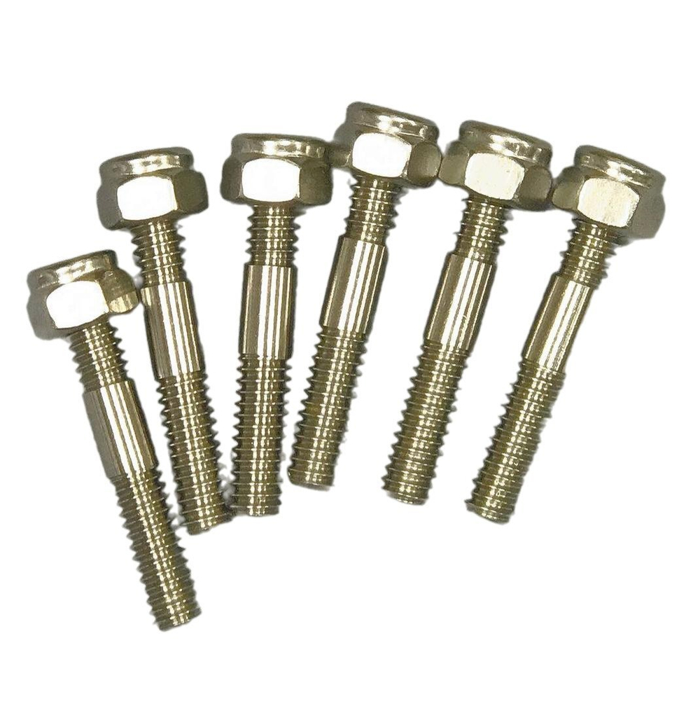 Комплект шпилек удлинн +гайка 6шт. M6  Метр. Сред