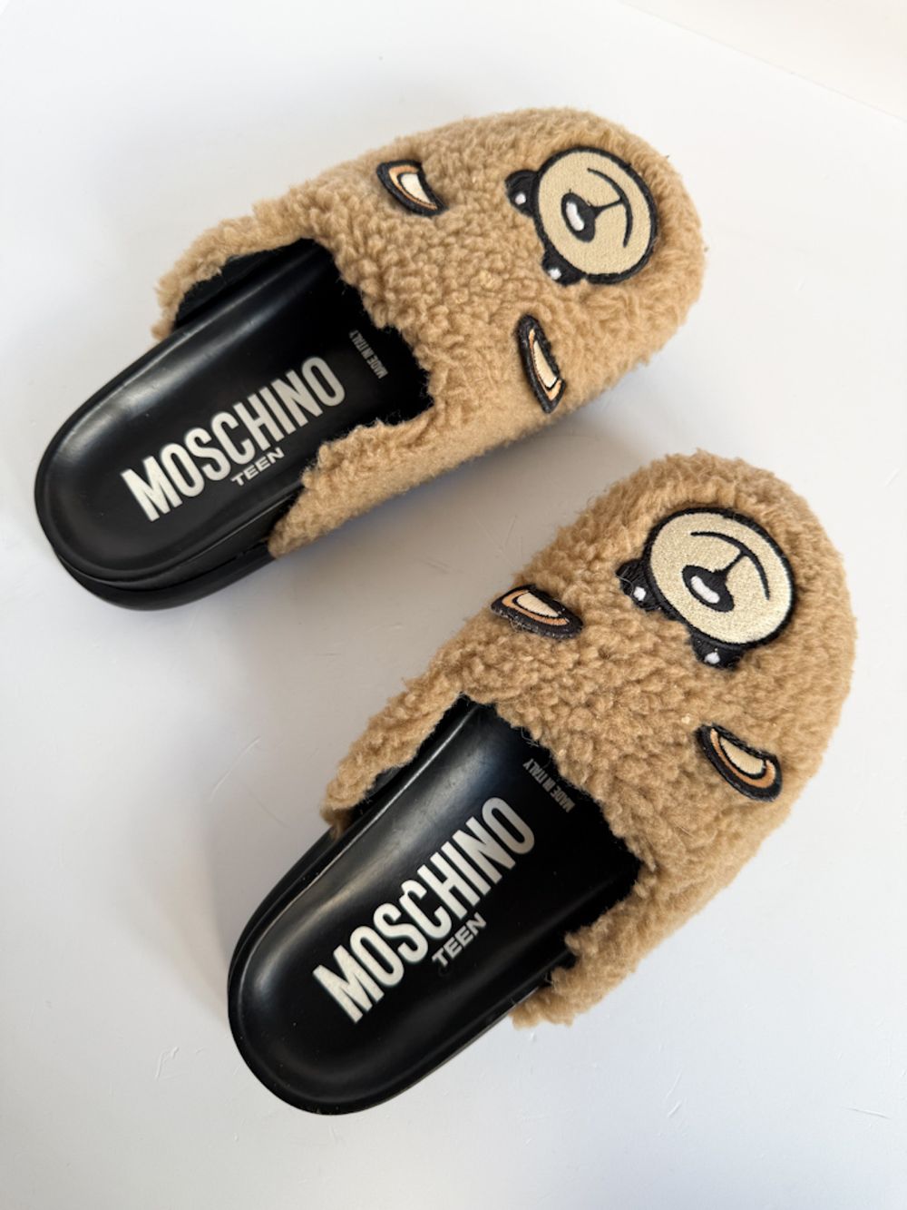 Меховые тапки Moschino, 33