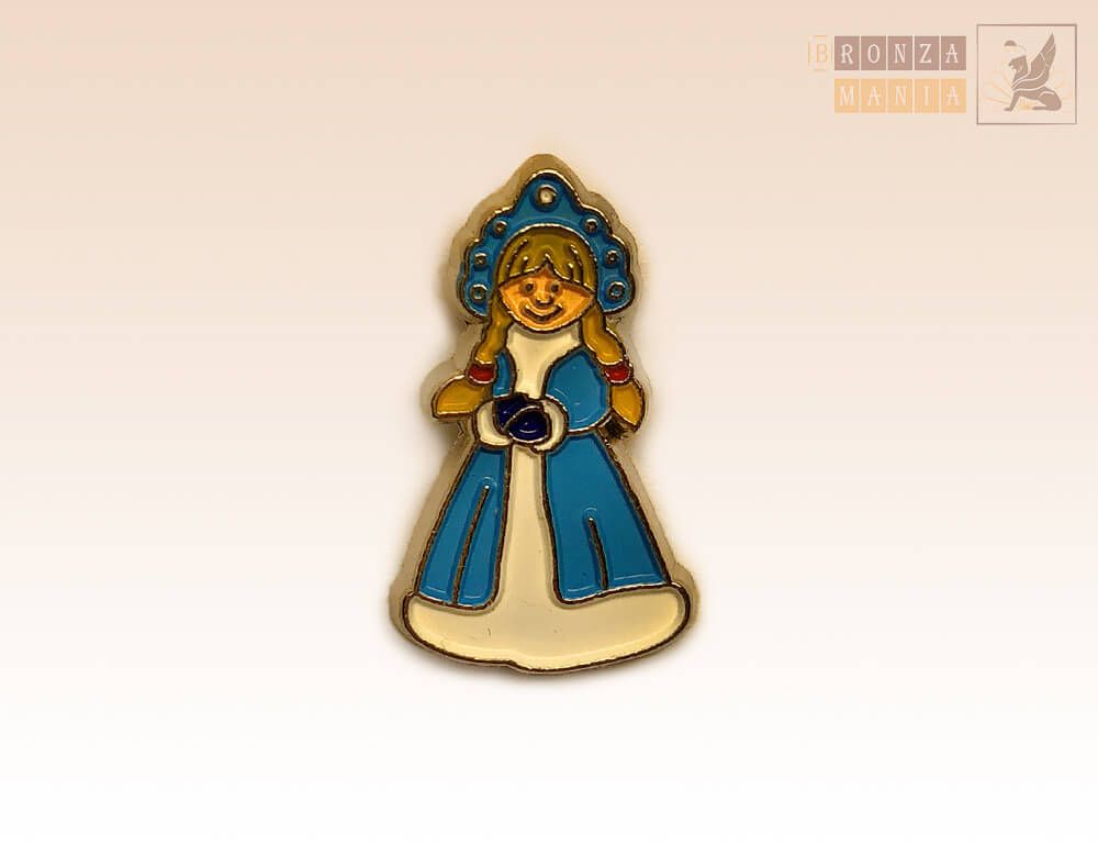 значок Снегурочка