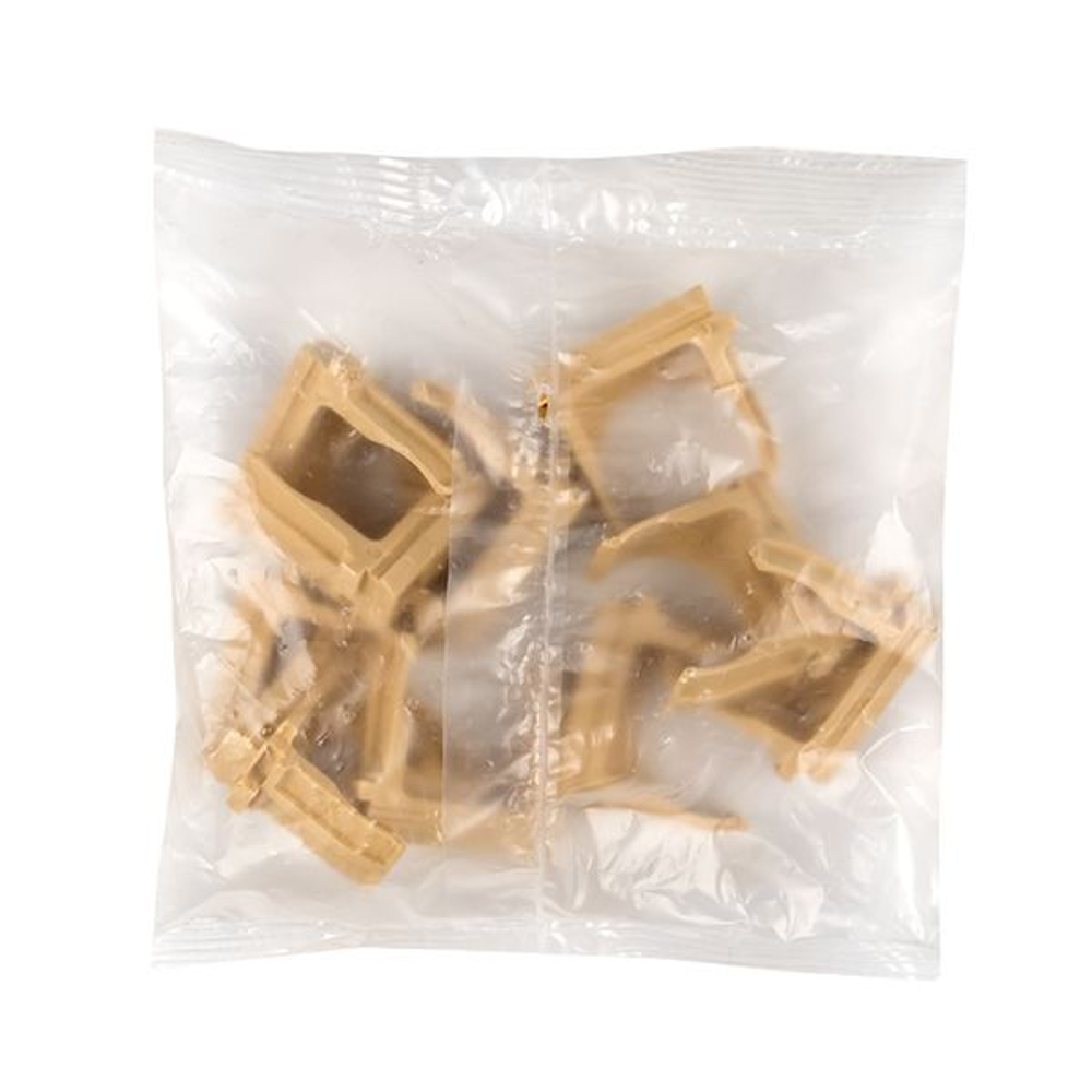 Крепеж-клипса d25 мм (10 шт) светлое дерево EKF-Plast (10.00 шт.)