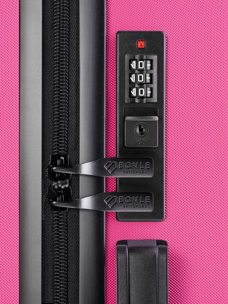 Чемодан Bonle размер S Розовый