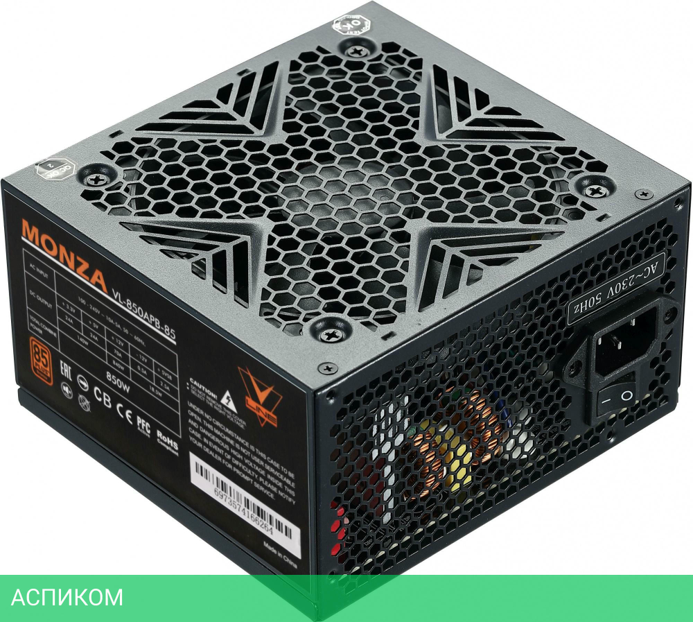 Блок питания Formula V-Line Monza 850W (VL-850APB-85)