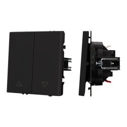 Механизм выключателя управления шторами SWT-NOBE-MKR2-SFPL-BK (230V, 10A) (Arlight, -) 054273