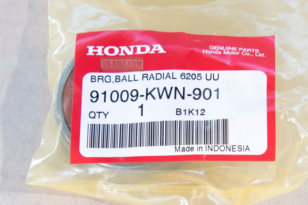 91009-KWN-901. BEARING, RADIAL BALL, 6205UU (NTN)