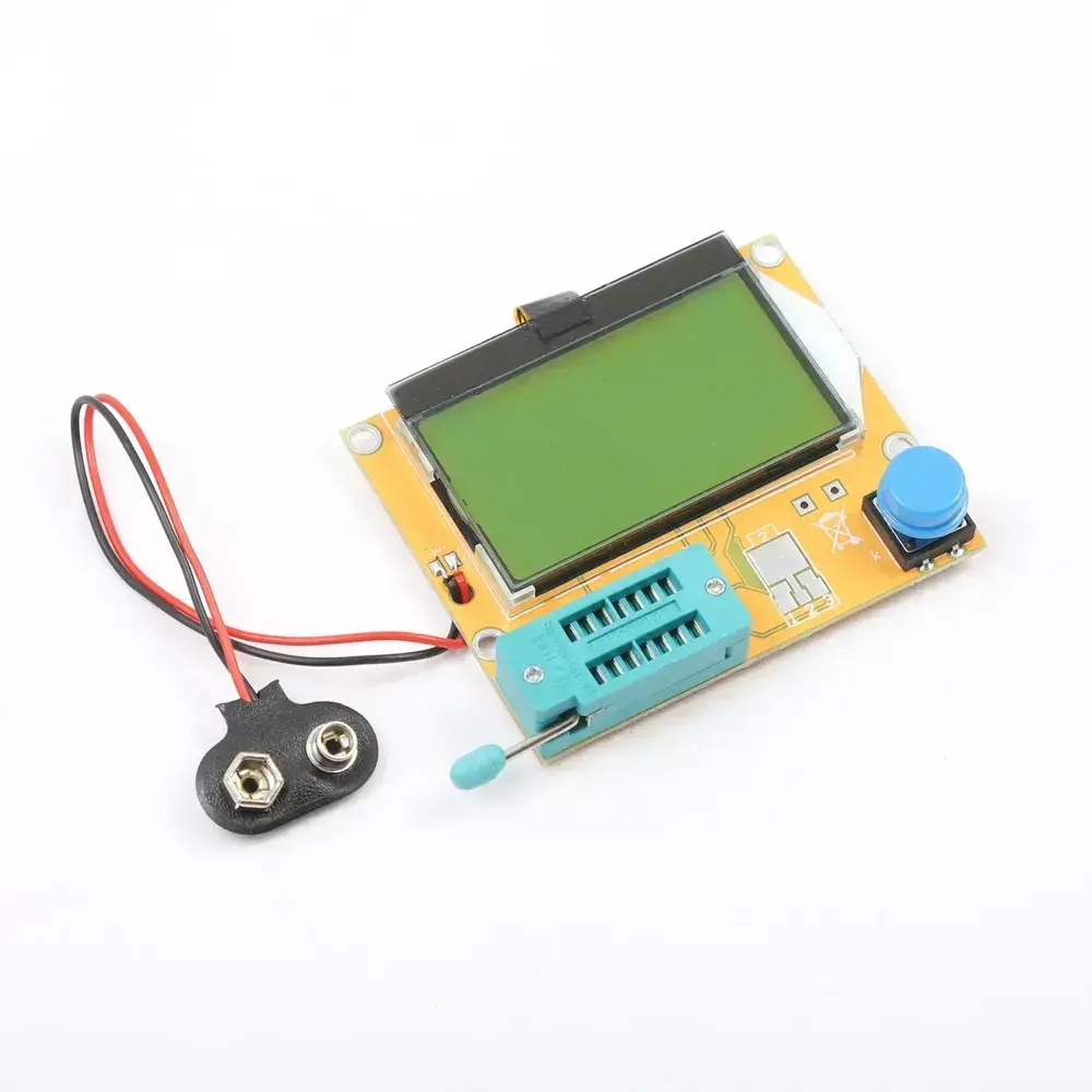 LCR-T4 (Atmega 328P) тестер мультиметр электронных компонентов без корпуса с разъемом для батареи