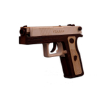 Пистолет GUARD PS-17 (STRIKER SR-17) от TARG - деревянный конструктор, сборная модель, 3d пазл