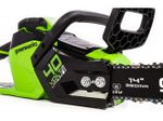 Аккумуляторная цепная пила Greenworks GD40CS15, 2005707,40v, 35 см, без АКБ и ЗУ