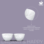 Набор чаш tassen, dreamy & happy, 100 мл, белый, 2 шт.