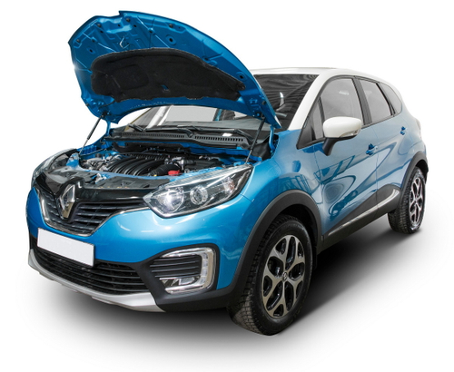 Газовые упоры капота Rival для Renault Kaptur (вкл. Extreme) 2016-2020, 2 шт., A.ST.4704.1