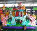 Надувной батут "Фантазия", 14*7*7 м