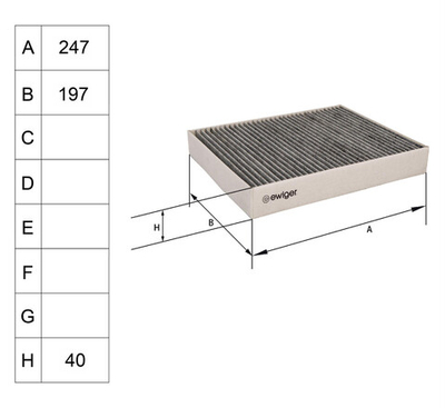 EWIGER - EW111070514-EWI - Filter, cabin air