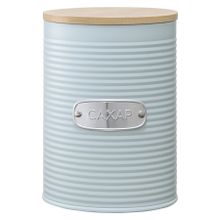 Набор из 3-х стальных банок для хранения с крышками из бамбука Irmel JY-SS-IR-SCZP-MNT-SetS3, 1.2 л, голубой