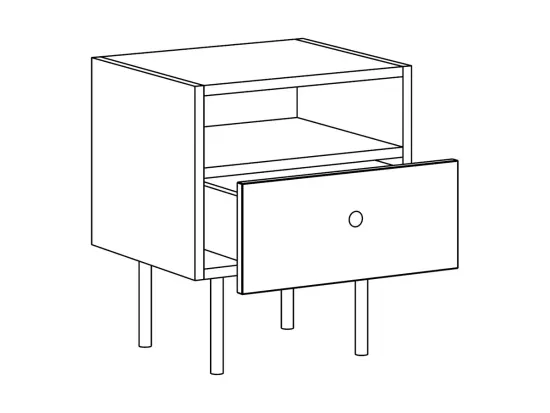 Тумба прикроватная Frida 644876