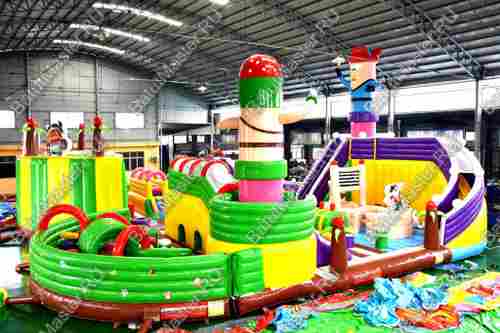 Надувной батут "Детский мегапарк" 20*20*9 м