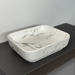 Раковина Comforty N78109MWY-2 под мрамор матовая