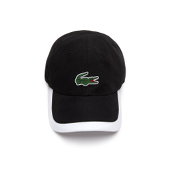Теннисная кепка Lacoste Sport Contrast Border Lightweight Cap - black/white
