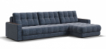 Угловой диван Босс Макс Велюр Роял синий