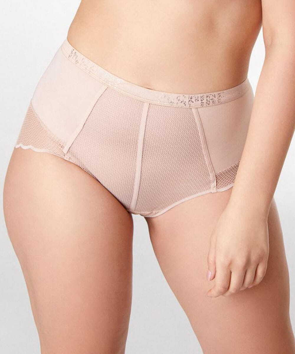 Высокие трусики Chita с золотистым напылением на резинке (Размер: 38) (Цвет: черный)