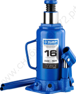 ЗУБР 16 т, 228 - 465 мм, бутылочный гидравлический домкрат, Профессионал (43060-16)