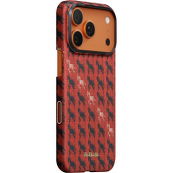 Чехол Pitaka Edge Case для iPhone 17 Pro, Чёрно-коричневый | Ebon Kylin