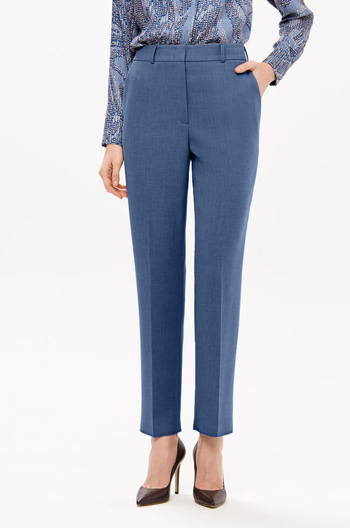 31182 Брюки женские (дымчато-голубой)