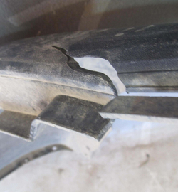 Юбка заднего бампера Kia Sorento 2 (XM) 12-21 Б/У Оригинал 866122P500