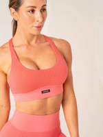 Топ RYDERWEAR Honeycomb Bra Coral Pink