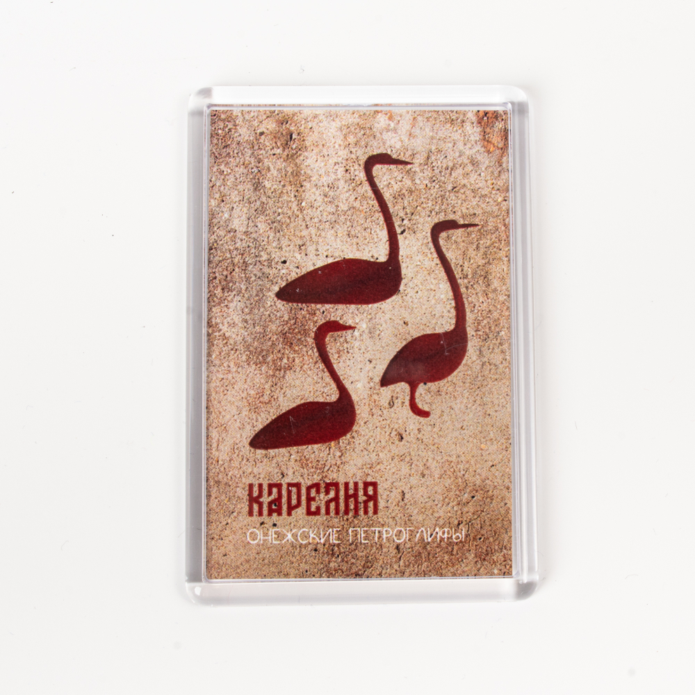 Акриловый магнит «Петроглифы» прямоугольный