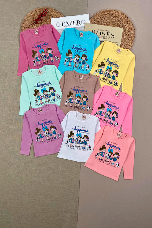 Лонгслив для девочек