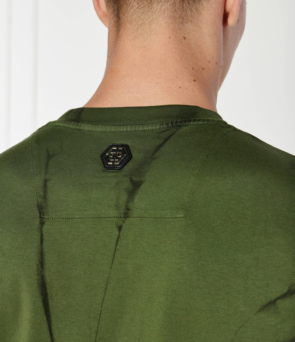 Футболка Tattoo Philipp Plein - зеленый(MTK7103 PJY002N)