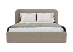 Кровать двуспальная Classic 160 см (бежевый, букле)