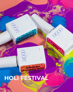Гель-лак MOODNAIL Holi Festival Grey, 10г