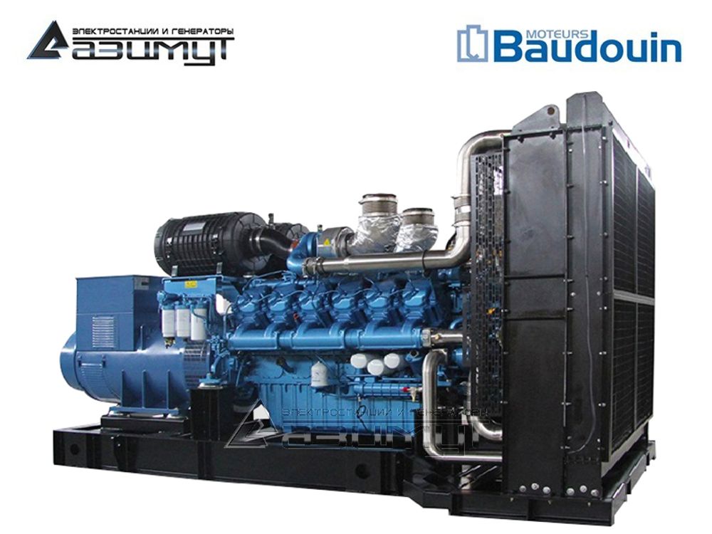 Дизельный генератор Азимут АД-640С-Т400-1РМ9 Baudouin