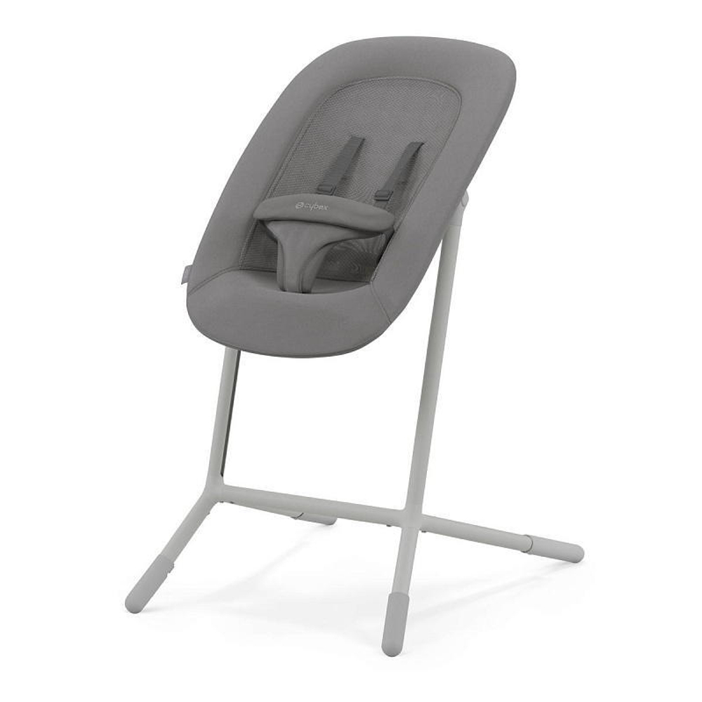 Стульчик для кормления Cybex Lemo 4 в 1 с мягкими чехлами Comfort Inlay Suede Grey/Pearl Pink